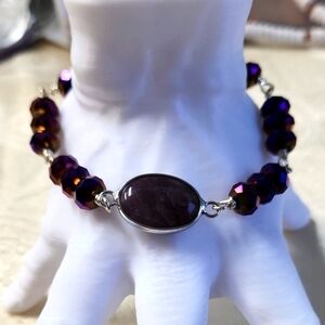 Purple Gemstone Bracelet!